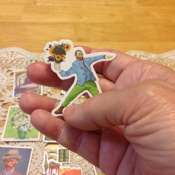 Stickers, Art, Painting theme, 10 cellphone stickers - Picture 3 of 6